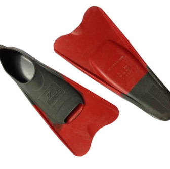 Dual-tone colour rubber fin