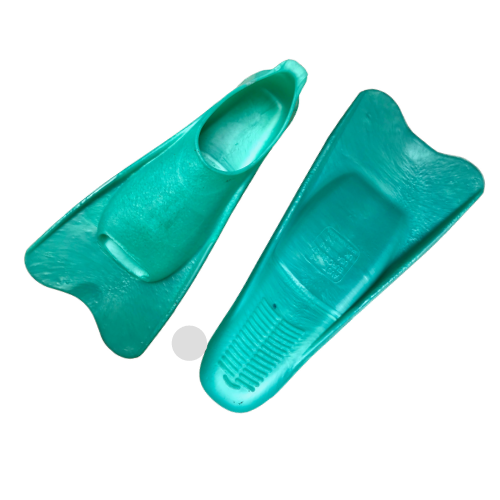 Marbleised colour rubber fin